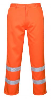 Click Here To Enlarge This Photo Of Hi-Vis Poly-Cotton Trousers (E041)