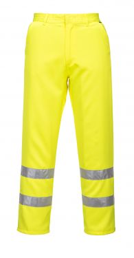Click Here To Enlarge This Photo Of Hi-Vis Poly-Cotton Trousers (E041)