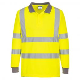 Eco Hi-Vis L/S Polo (6 pack) Yellow
