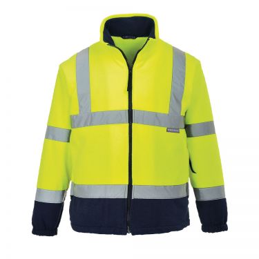 Click Here To Enlarge This Photo Of Hi-Vis Two Tone Fleece (F301)