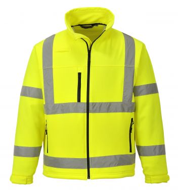 Click Here To Enlarge This Photo Of Hi-Vis Classic Softshell Jacket (S424)