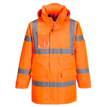 Click Here To Enlarge This Photo Of Hi-Vis Extreme Rain Jacket 3L (S599)