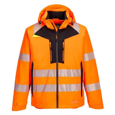 Click Here To Enlarge This Photo Of DX4 Hi-Vis Rain Jacket &lpar;dx462&rpar;