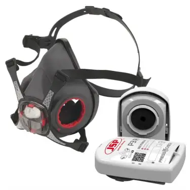Click Here To Enlarge This Photo Of Force 8 Half-Mask with PressToCheck P3 Filters