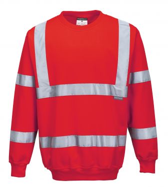 Click Here To Enlarge This Photo Of Hi-Vis Sweatshirt (B303)