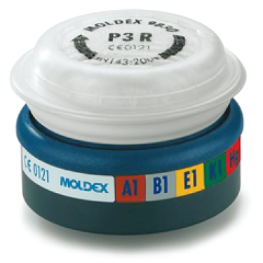 Click Here To Enlarge This Photo Of Moldex 9730 ABEK1HgP3 Filter Pair