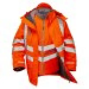Click Here To Enlarge This Photo Of PULSAR Protect 7-in-1 Storm Coat Orange - Recycled Content
