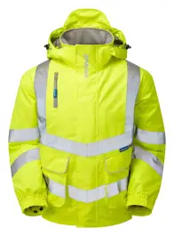 PULSAR Protect Padded Bomber Jacket Yellow - Recycled Content