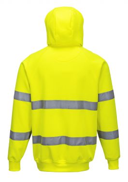 Click Here To Enlarge This Photo Of Hi-Vis Hooded Sweatshirt (B304)