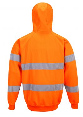 Click Here To Enlarge This Photo Of Hi-Vis Hooded Sweatshirt (B304)
