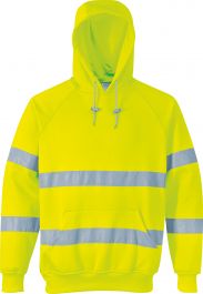 Hi-Vis Hooded Sweatshirt (B304)