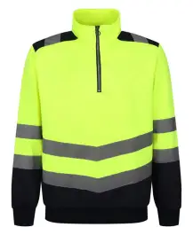 Regatta Pro Hi-vis &frac14;-zip Sweatshirt &lpar;TRF670&rpar;