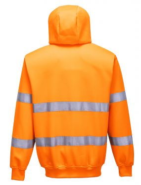 Click Here To Enlarge This Photo Of Hi-Viz Zip Front Hoodie (B305)