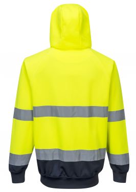 Click Here To Enlarge This Photo Of Two Tone Hooded Sweatshirt (B316)