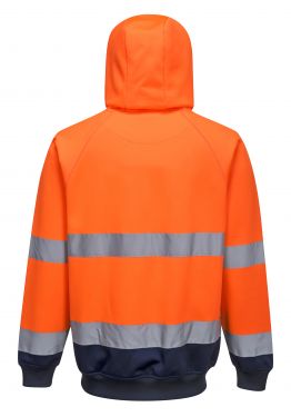 Click Here To Enlarge This Photo Of Two Tone Hooded Sweatshirt (B316)