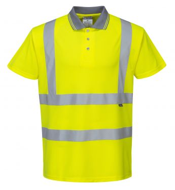 Click Here To Enlarge This Photo Of Hi-Vis Short Sleeve Polo (S477)