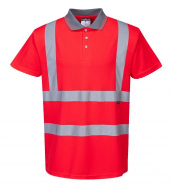 Click Here To Enlarge This Photo Of Hi-Vis Short Sleeve Polo (S477)