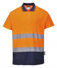 Two Tone Cotton Comfort Polo (S174)