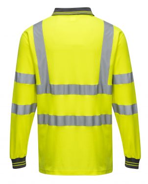 Click Here To Enlarge This Photo Of Long Sleeved Cotton Comfort Polo (S271)