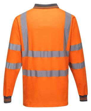 Click Here To Enlarge This Photo Of Long Sleeved Cotton Comfort Polo (S271)