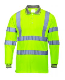 Hi-Vis Long Sleeved Polo (S277)