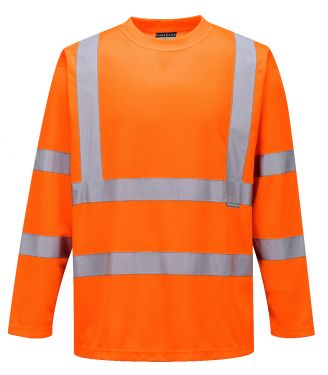 Click Here To Enlarge This Photo Of Hi-Vis Long Sleeved T-Shirt (S178)
