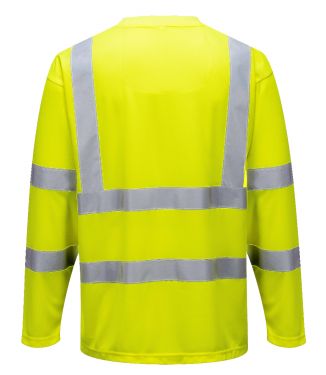 Click Here To Enlarge This Photo Of Hi-Vis Long Sleeved T-Shirt (S178)