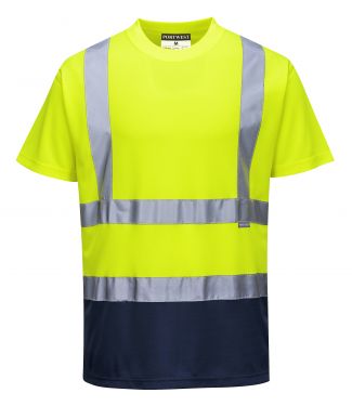 Click Here To Enlarge This Photo Of Two Tone T-Shirt (S378)