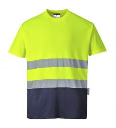 Two Tone Cotton Comfort T-Shirt (S173)