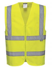 Hi-Vis Zipped Band & Brace Vest (C375)