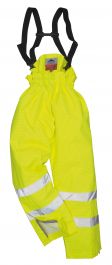 Bizflame Rain Unlined Hi-Vis Antistatic FR Trousers (S780)