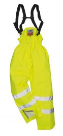 Bizflame Rain Lined Hi-Vis Antistatic FR Trousers (S781)
