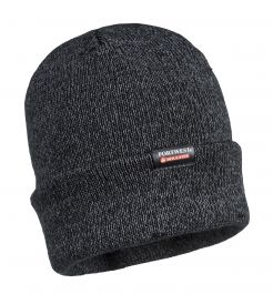 Woolly Hat - Reflective Knit Cap, Insulatex Lined (B026)
