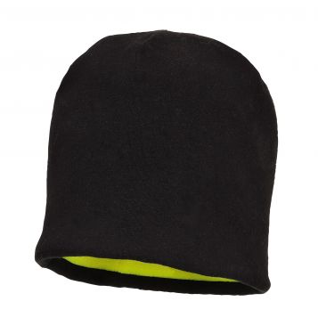 Click Here To Enlarge This Photo Of Reversible Hi-Vis Beanie Hat (HA14)