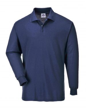 Click Here To Enlarge This Photo Of Long Sleeved Polo Shirt - Genoa (B212)