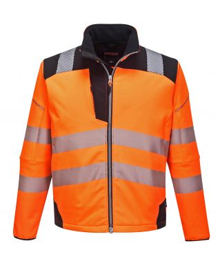 Click Here To Enlarge This Photo Of PW3 Hi-Vis Softshell Jacket (T402 )