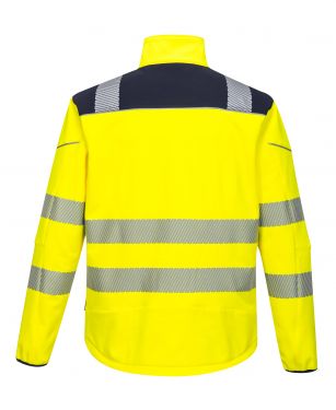 Click Here To Enlarge This Photo Of PW3 Hi-Vis Softshell Jacket (T402 )