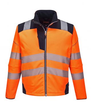 Click Here To Enlarge This Photo Of PW3 Hi-Vis Softshell Jacket (T402 )