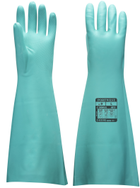 Extended Length Nitrile Gauntlet (A813)