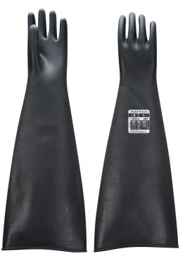 Click Here To Enlarge This Photo Of Heavyweight Latex Rubber Gauntlet (A803)