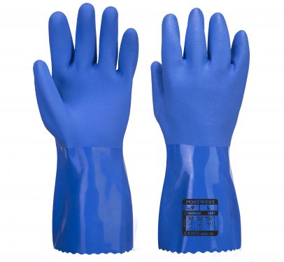 Click Here To Enlarge This Photo Of Marine Ultra PVC Chem Gauntlet (A881)