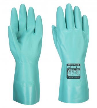 Click Here To Enlarge This Photo Of Nitrosafe Chemical Gauntlet - Nitrile Pack Of 12 (A810)