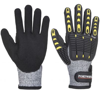 Click Here To Enlarge This Photo Of Anti Impact Cut Glove - Nitrile (A722)