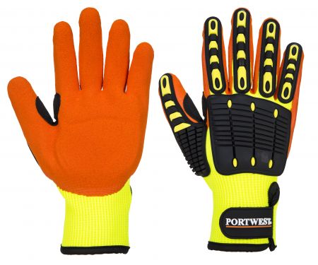 Click Here To Enlarge This Photo Of Anti Impact Grip Glove - Nitrile (A721)