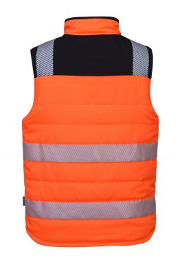 Click Here To Enlarge This Photo Of PW3 Hi-Vis Reversible Bodywarmer (PW374)