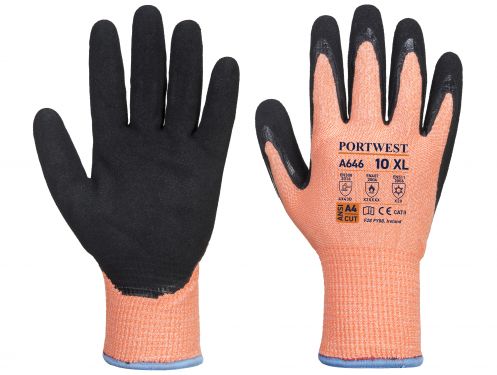 Click Here To Enlarge This Photo Of Vis-Tex Winter HR Cut Glove Nitrile (A646)