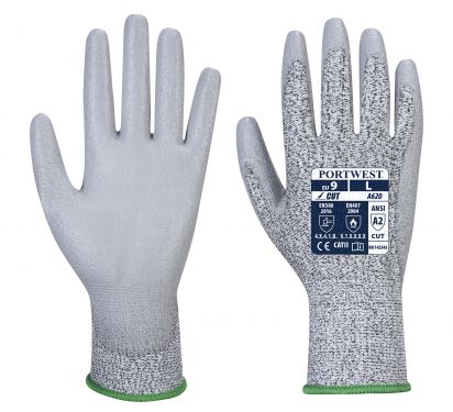 Click Here To Enlarge This Photo Of LR Cut PU Palm Glove Pack Of 12 (A620)