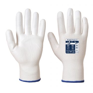 Click Here To Enlarge This Photo Of LR Cut PU Palm Glove Pack Of 12 (A620)