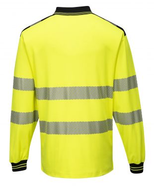 Click Here To Enlarge This Photo Of PW3 Hi-Vis Polo Shirt L/S (T184)