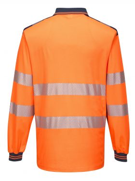 Click Here To Enlarge This Photo Of PW3 Hi-Vis Polo Shirt L/S (T184)